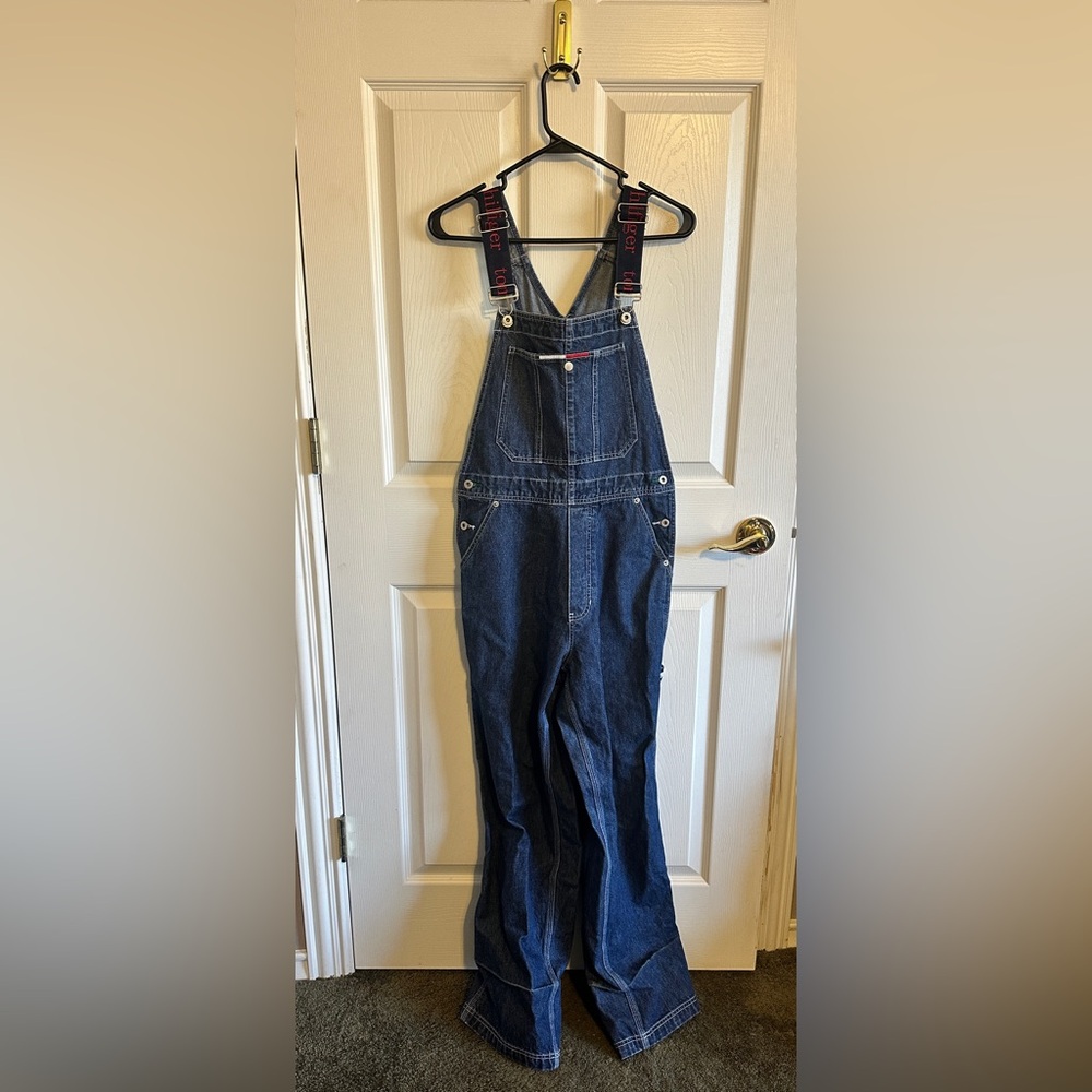 Tommy‎ Hilfiger 90s Vintage Y2K Overalls Retro Hip Hop Fashion Women Size XS